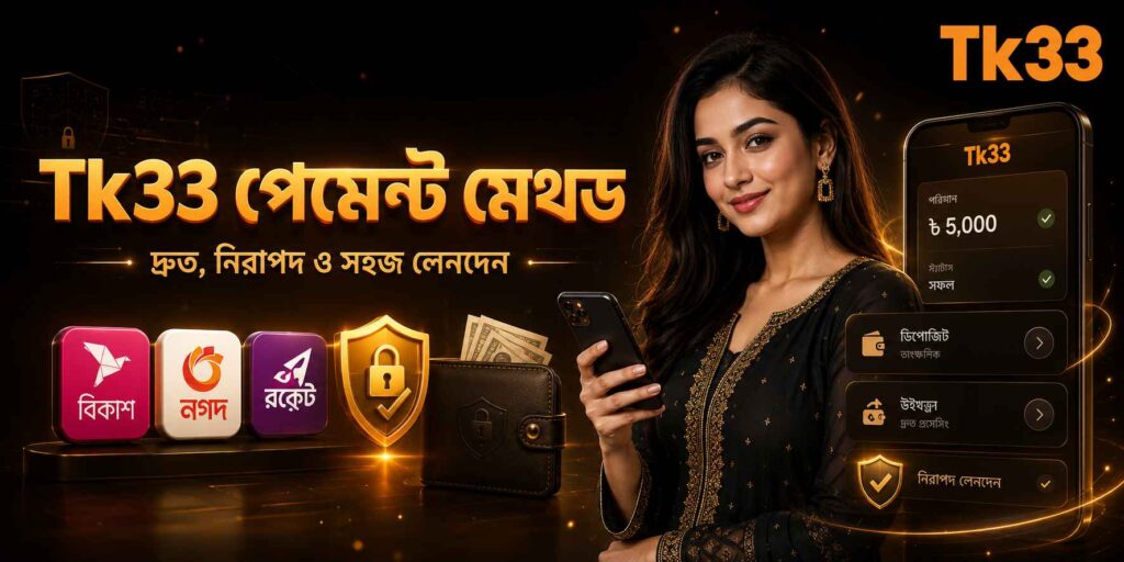 Tk33 পেমেন্ট মেথড