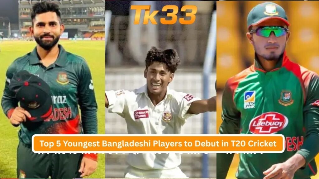 Top 5 Youngest Bangladeshi Players to Dubut in T20 Cricket