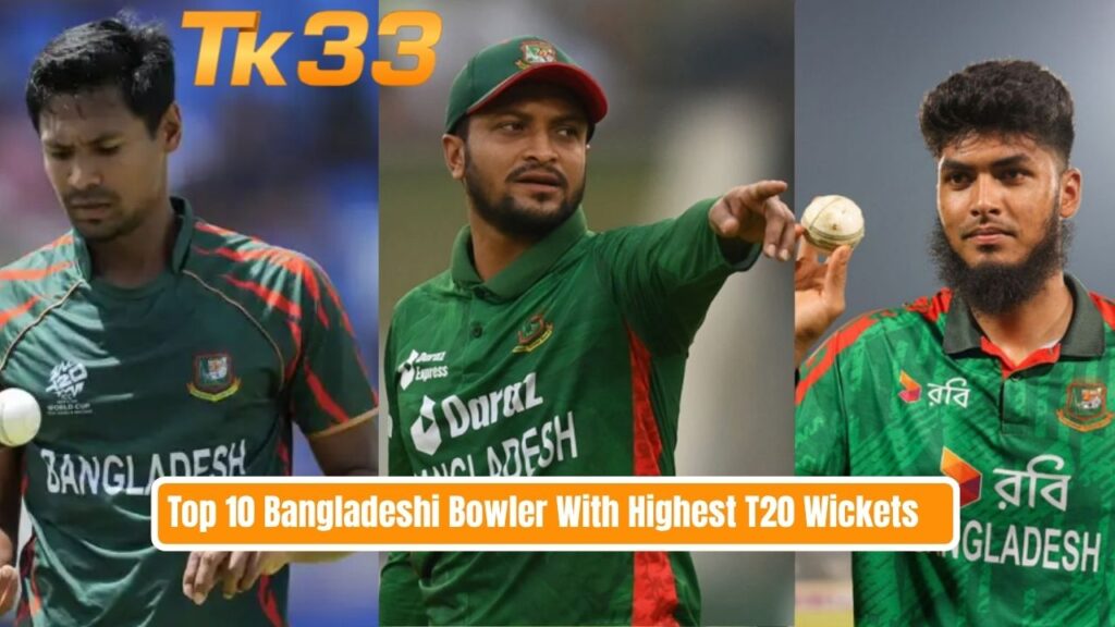 Top 10 Bangladeshi Bowlers T20I Wickets